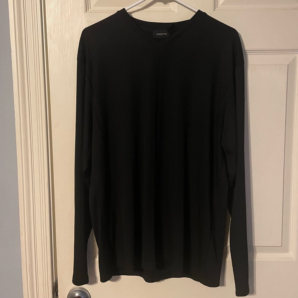 Men’s Claiborne Black Pullover